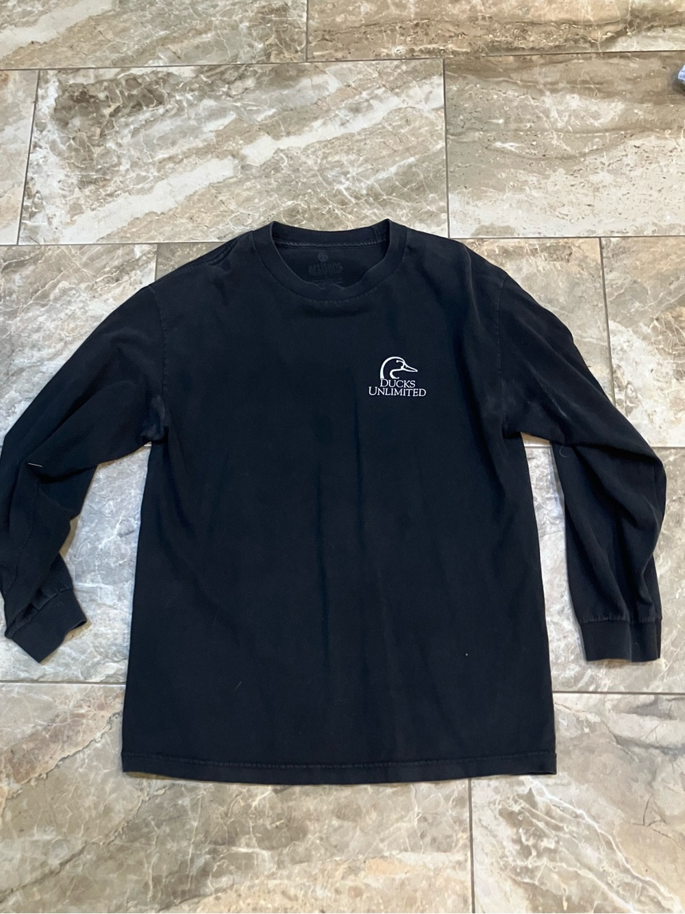 Duck Unlimited Alstyle Men t-shirt sz L black long
